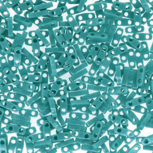 Miyuki Sachet 10g Quart Tila 5x1.2x1.9mm Turquoise Opaque N°412
